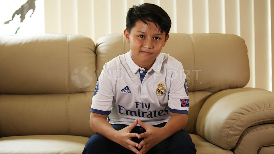 Tristan Alif yang kini dipanggil ke Timnas Indonesia U-16. Herry Ibrahim/Indosport. Copyright: © Herry Ibrahim/Indosport